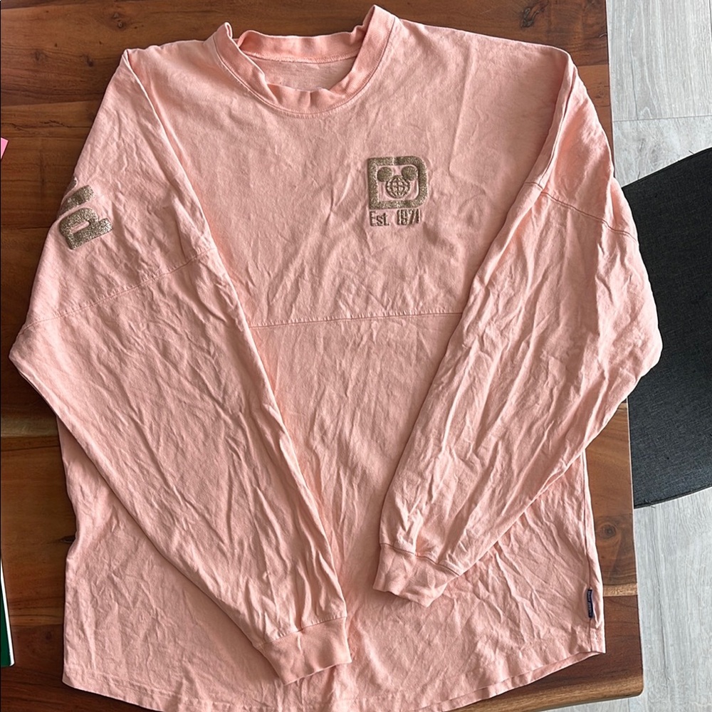 Rose gold Disney Parks Spirit Jersey size Large